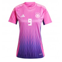 Camiseta Alemania Niclas Fullkrug #9 Visitante Equipación para mujer Eurocopa 2024 manga corta